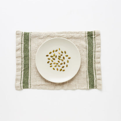 Linen Tales Placemat Vintage Stripes