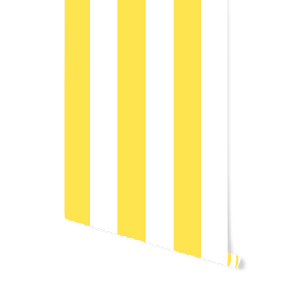 Yellow Stripes eco wallpaper