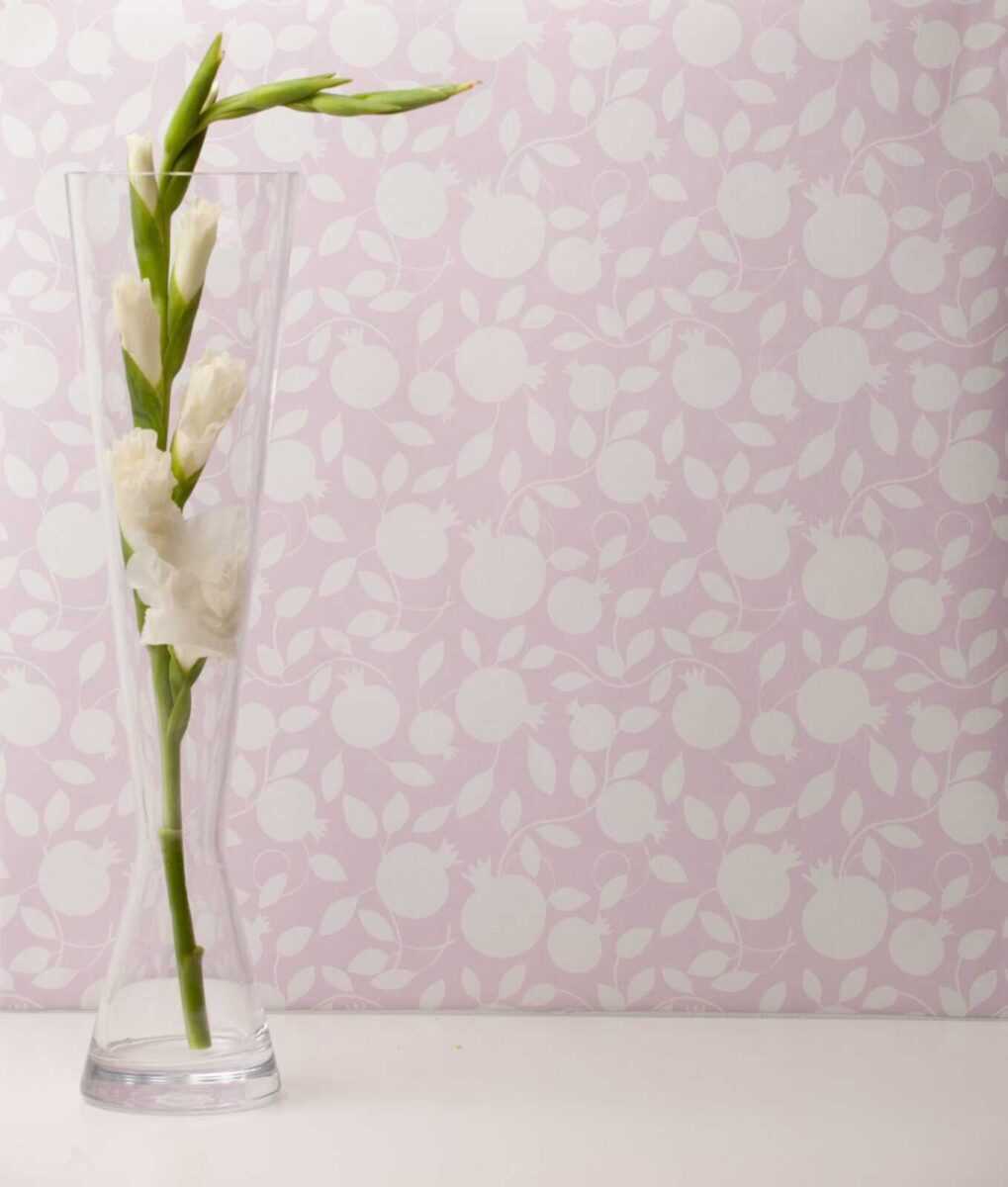 Pomegranate Pink eco wallpaper