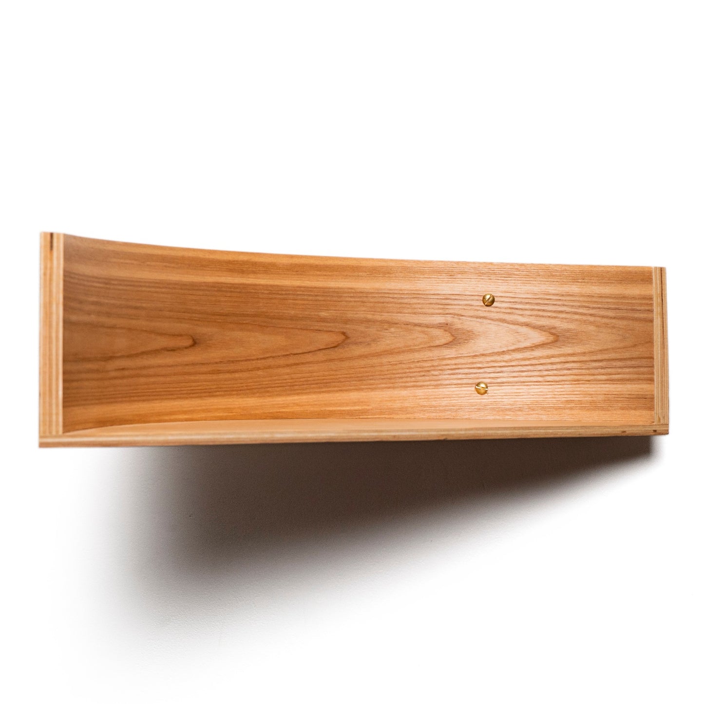 Floating Wooden Wall Shelf - Pie