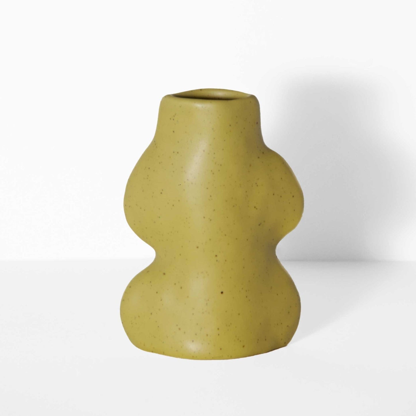 Fluxo Ceramic Vase Small - Pistachio