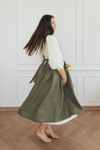 Linen Retro Apron