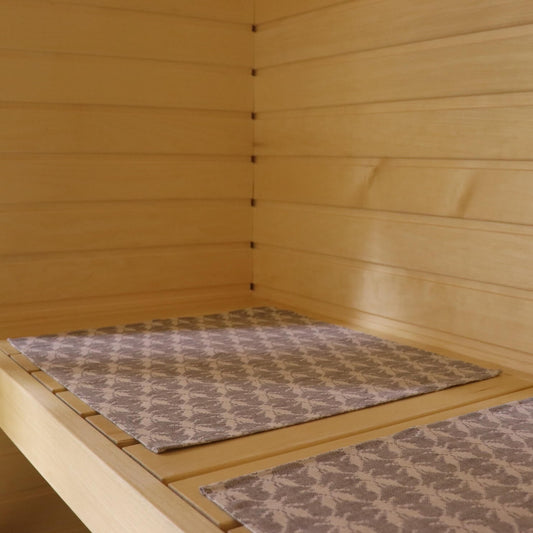 Seating Pad for Sauna, 45 x 50 cm - Hiiumaa Fly Pattern